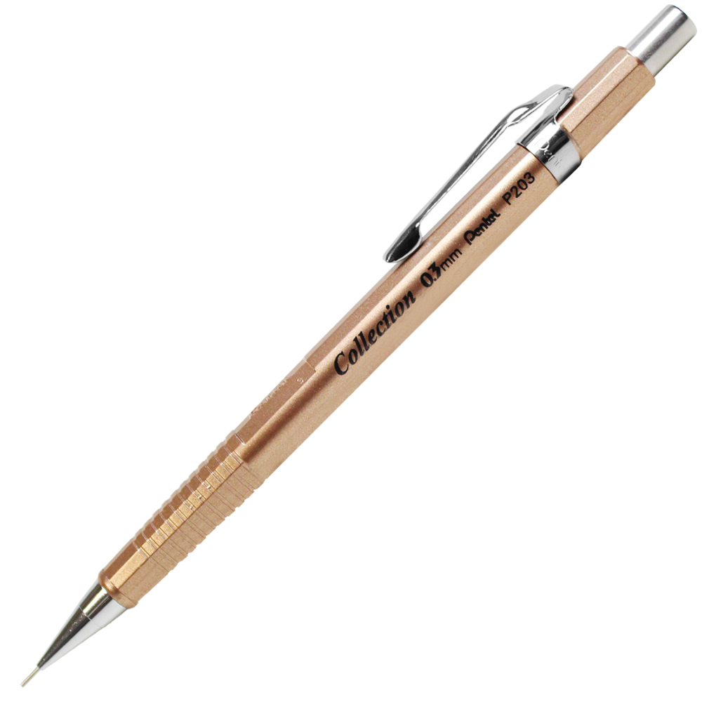 Lapiseira Pentel Sharp 0.3 mm P203-X Dourada